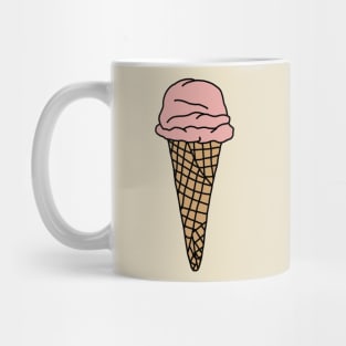 strawberry and coconut water sherbet (v), salt and straw Mug